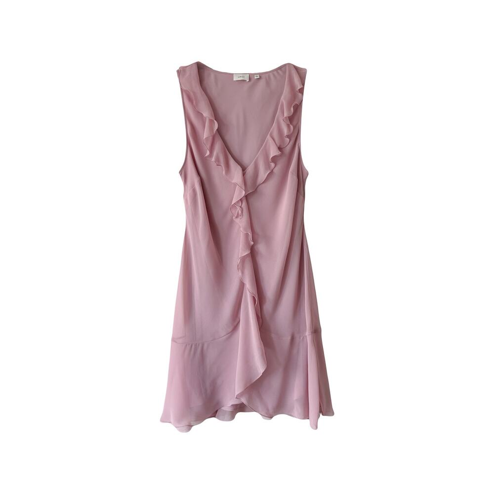 Aritzia Wilfred Ruffle Hera Dress Sz L